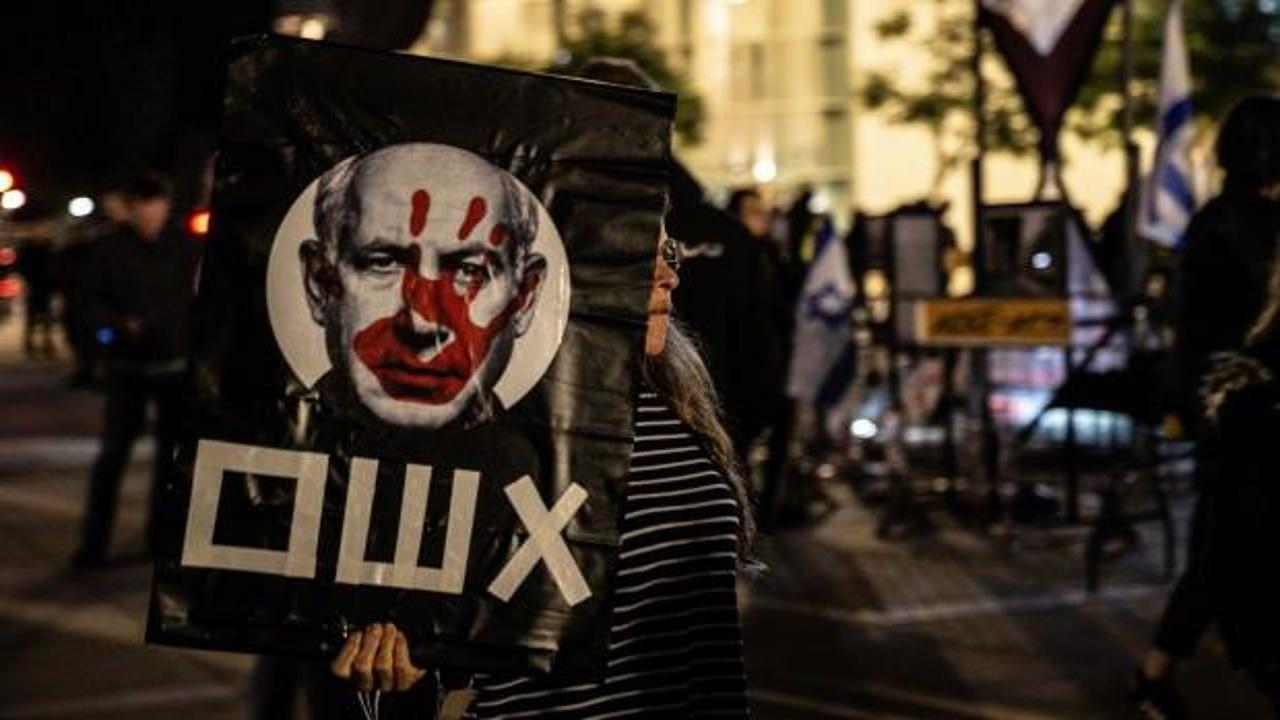 İsrail’de hükümetin istifası talepli protesto ve eylemler sürüyor