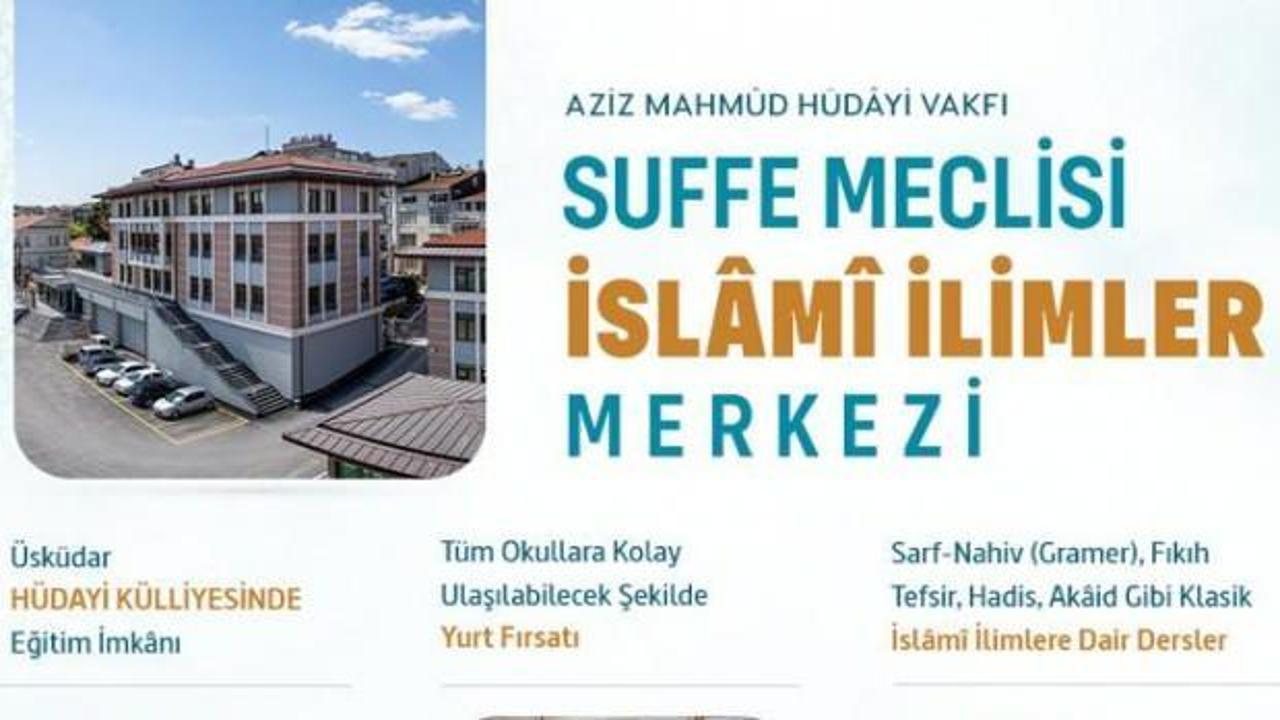Suffe Meclisi İsl&acirc;m&icirc; İlimler Merkezi ilim &ouml;ğrencilerine hizmet veriyor