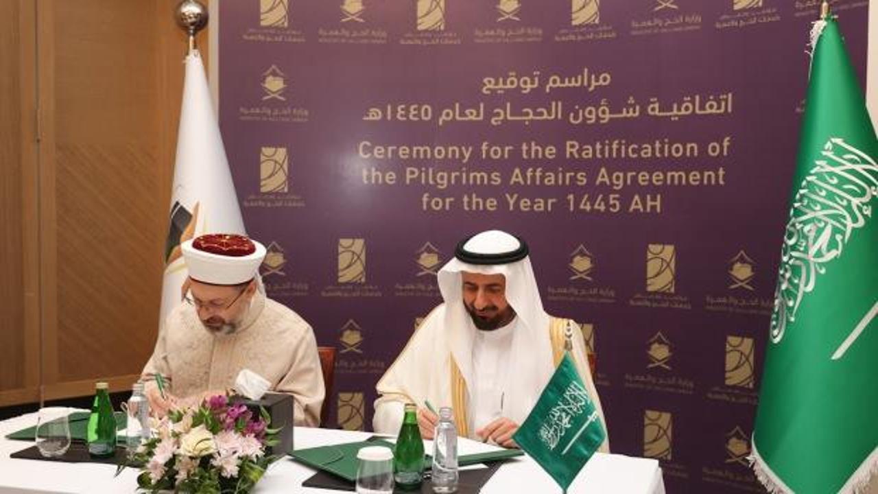 2024 hac protokol&uuml; Cidde'de imzalandı... T&uuml;rkiye'nin 2024'te hac kontenjanı belli oldu