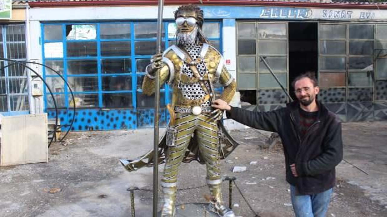 Demirci ustasının hayret veren hik&acirc;yesi! G&ouml;ren inanamıyor! 