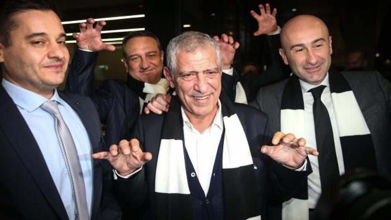 Beşiktaş'ın yeni hocası Fernando Santos İstanbul'a geldi!