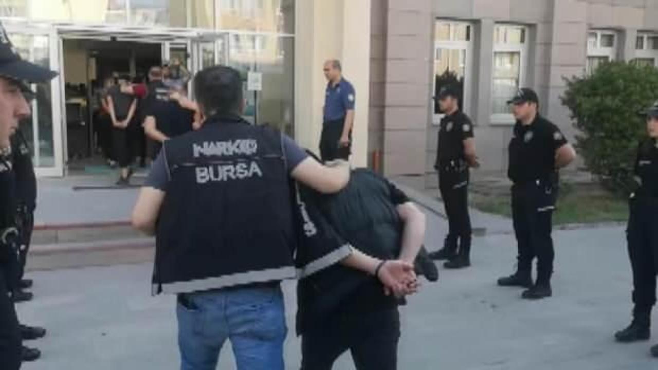 Bursa'da uyuşturucudan kazanılan kara paraya da operasyon!