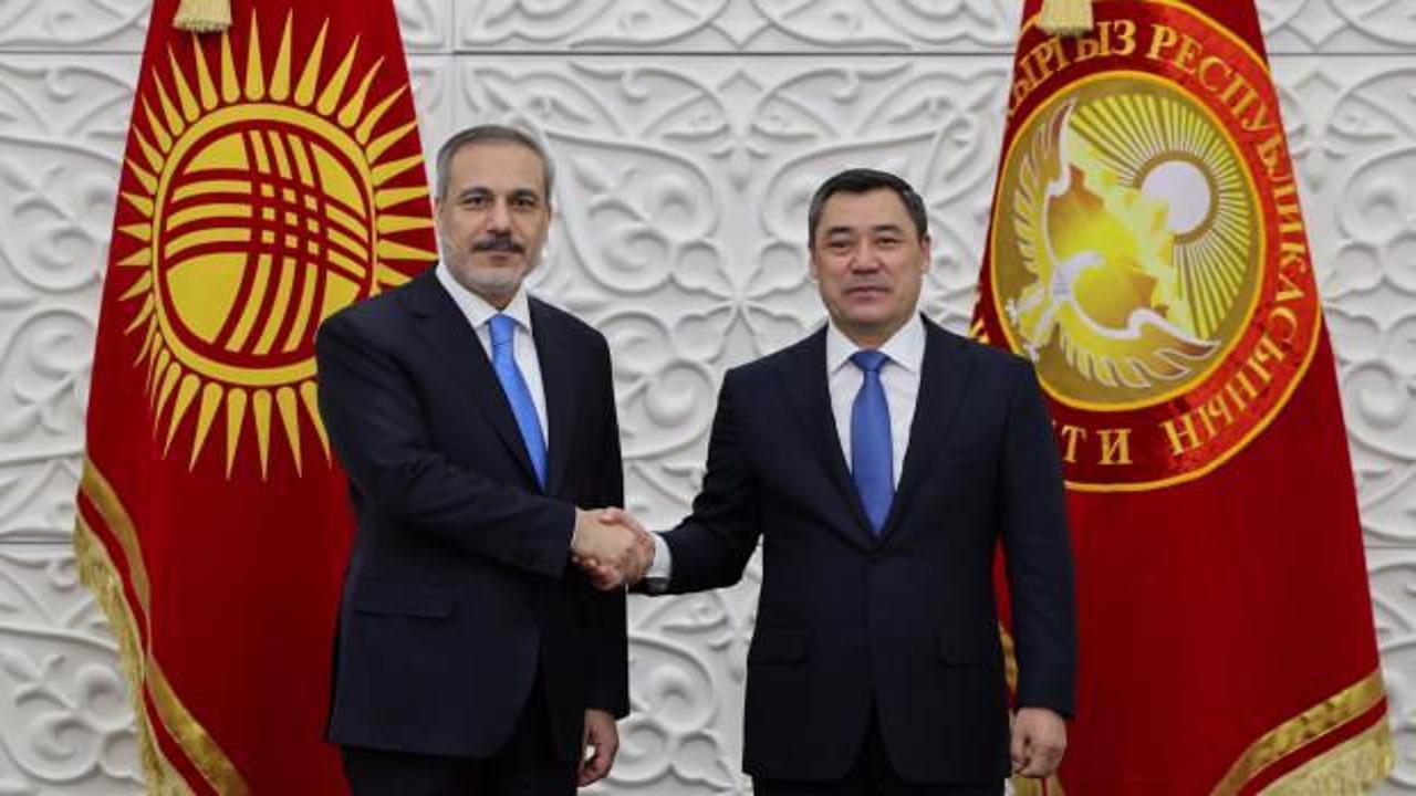 Dışişleri Bakanı Hakan Fidan, Kırgızistan Cumhurbaşkanı ile görüştü