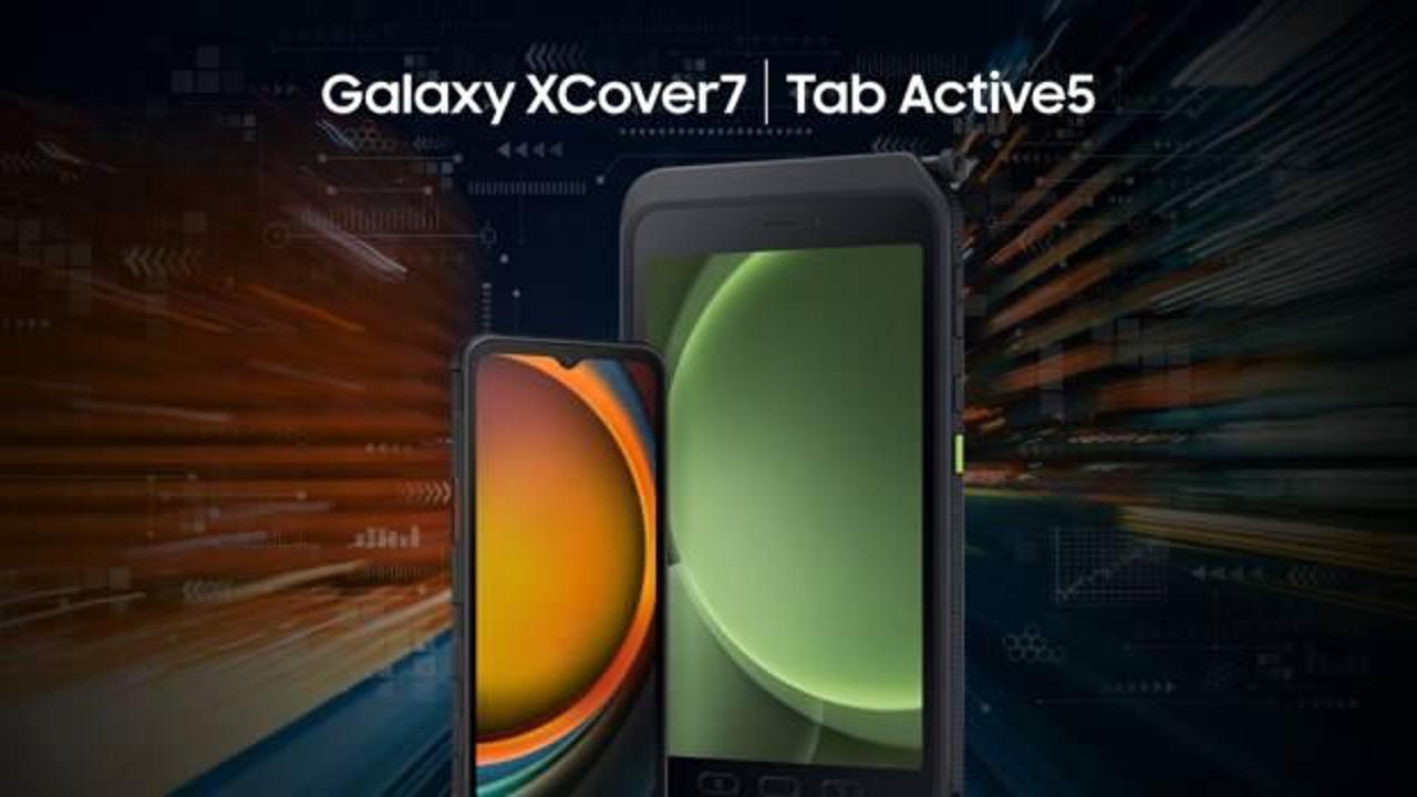 Samsung, Galaxy XCover7 ve Galaxy Tab Active5'i tanıttı!