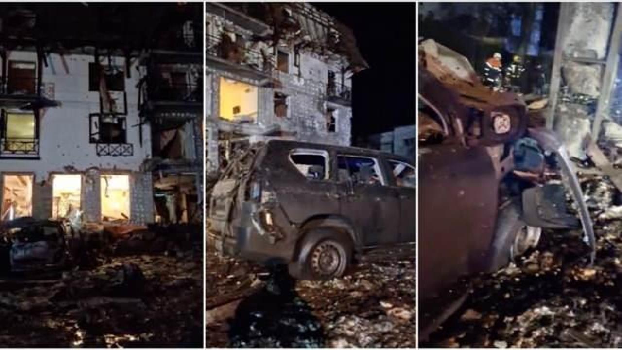 Ukrayna'da AA ekibinin kaldığı otel bombalandı