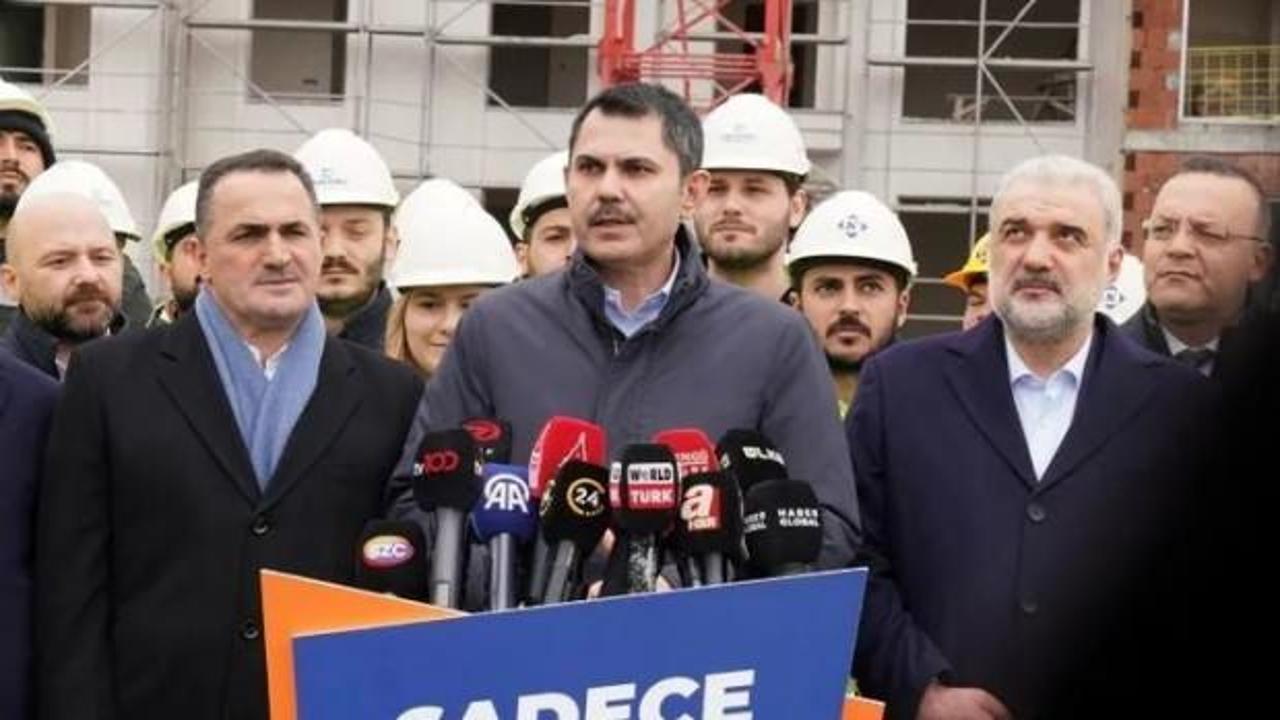 Murat Kurum: İstanbul'u afete hazır hale getireceğiz
