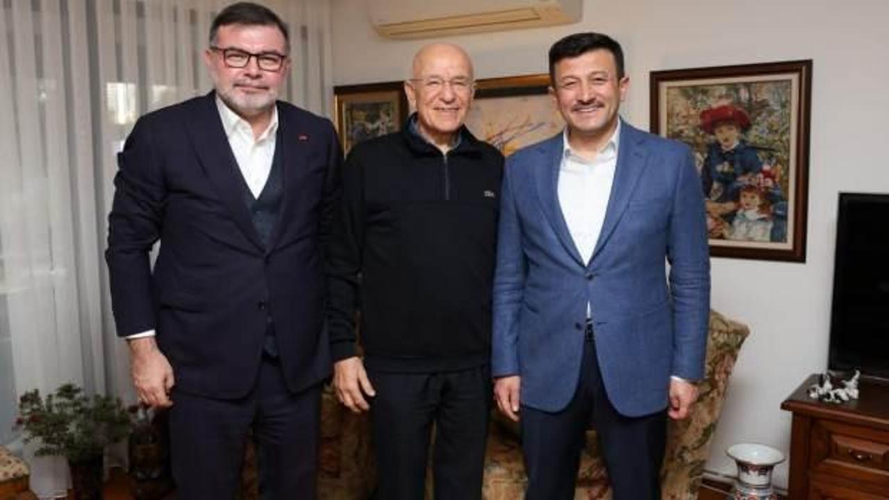 AK Parti'nin İzmir adayı Hamza Dağ'dan eski başkanlara ziyaret