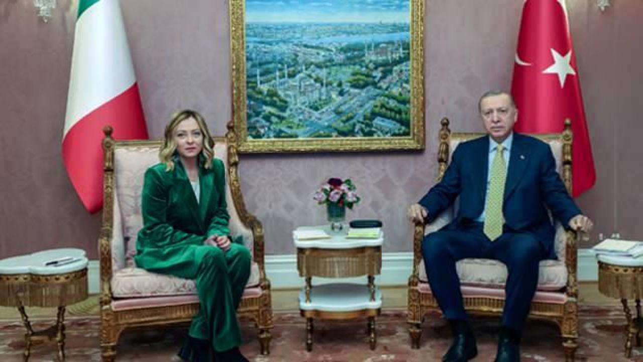 Erdoğan ha ricevuto il Primo Ministro italiano Meloni!  È successo il primo