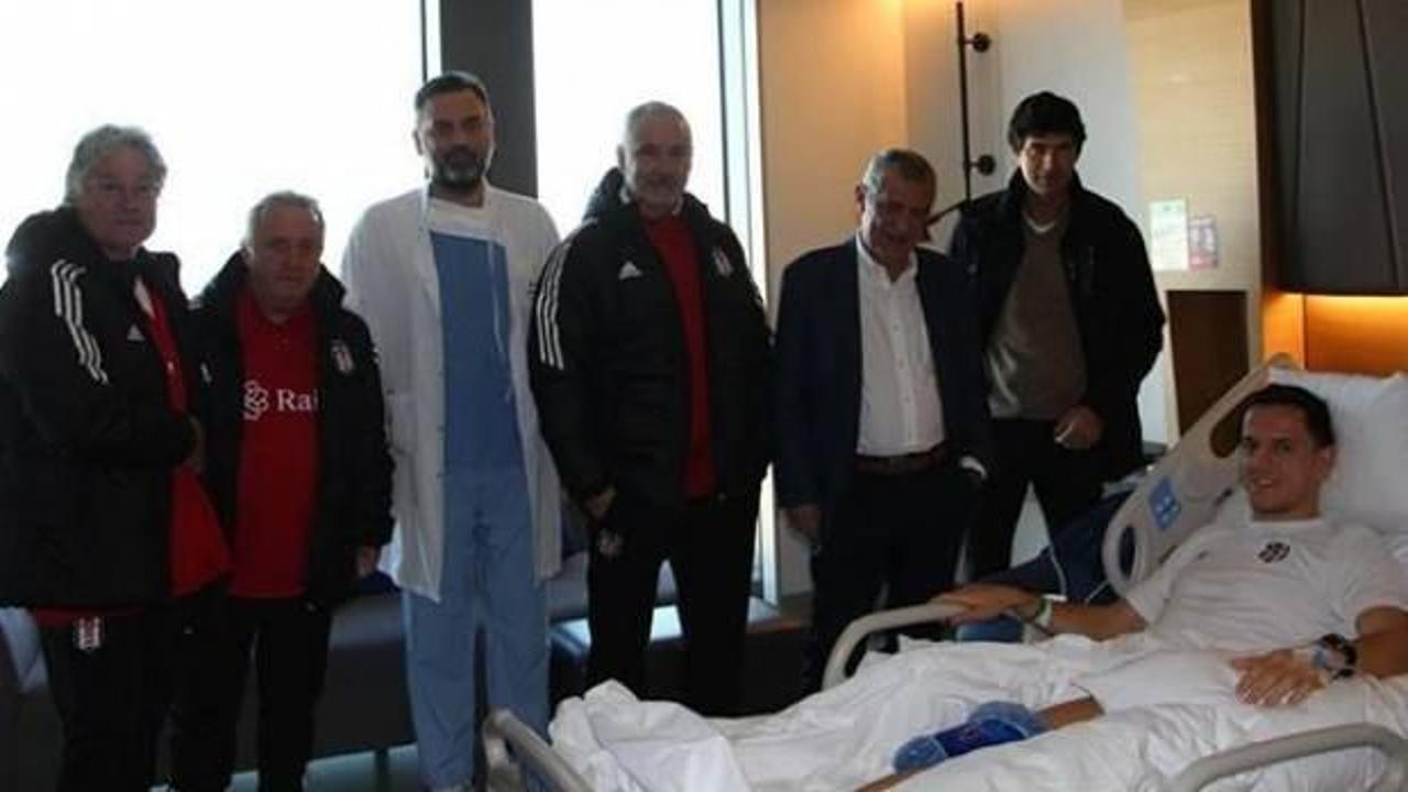 Fernando Santos'tan Hadziahmetovic'e ziyaret