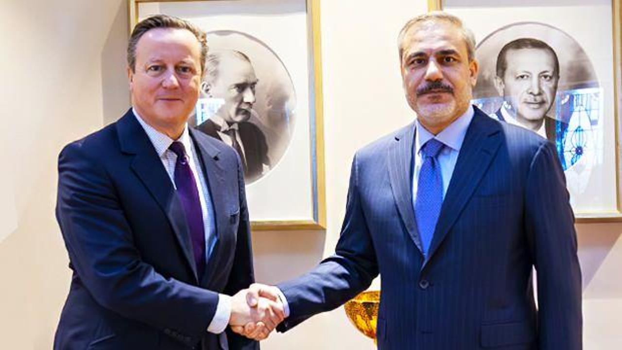 Fidan'la Cameron, İstanbul'da g&ouml;r&uuml;şt&uuml;