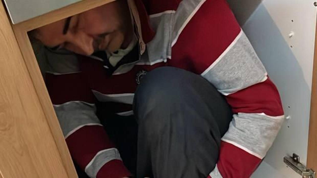 Firari FETÖ'cü saklandığı mutfak dolabında yakalandı