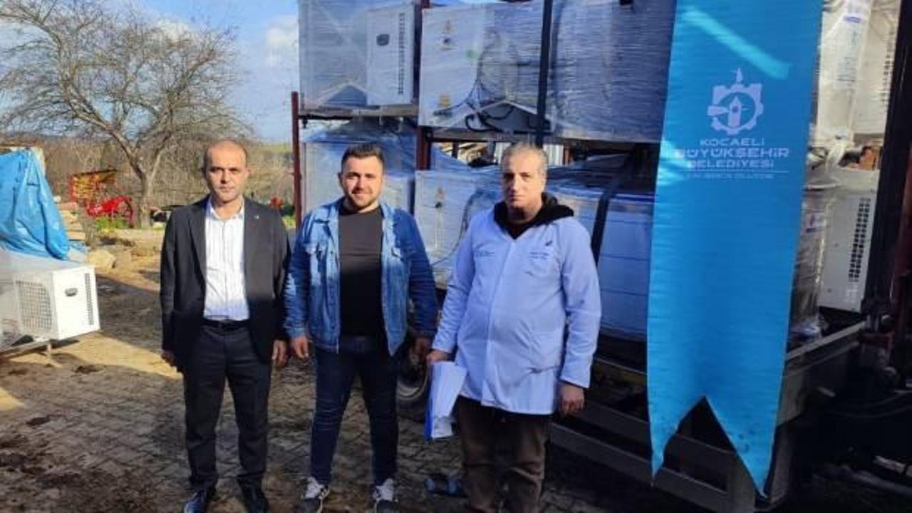 Kocaeli Büyükşehir Belediyesi'nden yüzde 50 hibeli soğut süt tankı
