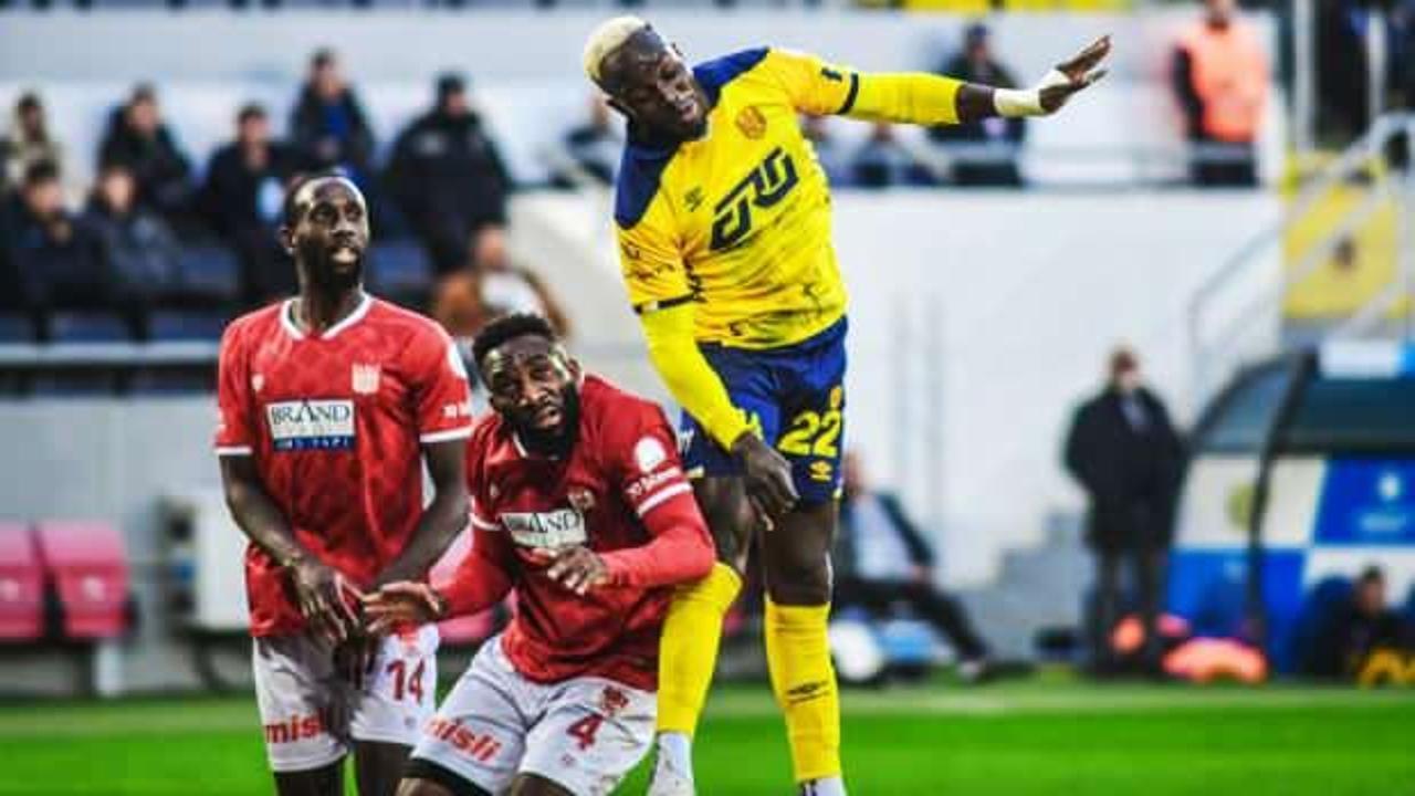 Ankaragücü ile Sivasspor puanları paylaştı!