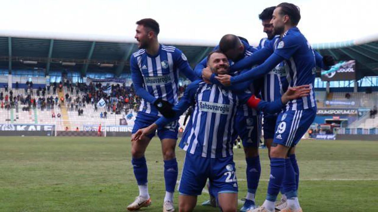 Erzurumspor, Şanlıurfaspor'u 2 golle devirdi!