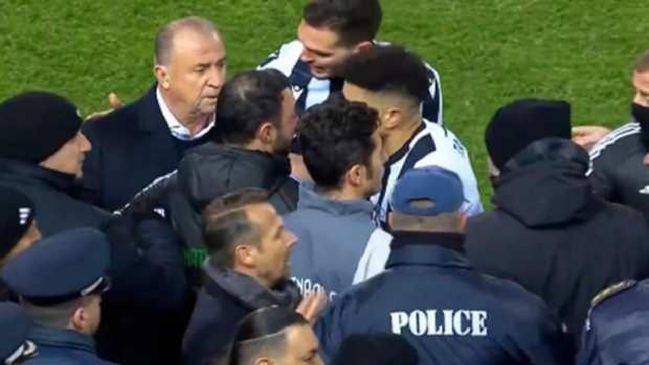 Fatih Terim, Lucescu'nun oğluyla tartıştı! Polis g&uuml;&ccedil;l&uuml;kle ayırdı