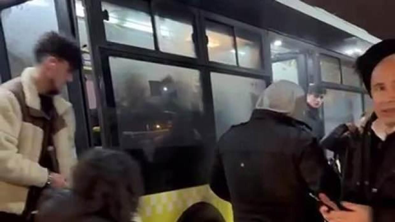 İETT otobüsü dumanlar içinde kaldı! Yolcular canını zor kurtardı