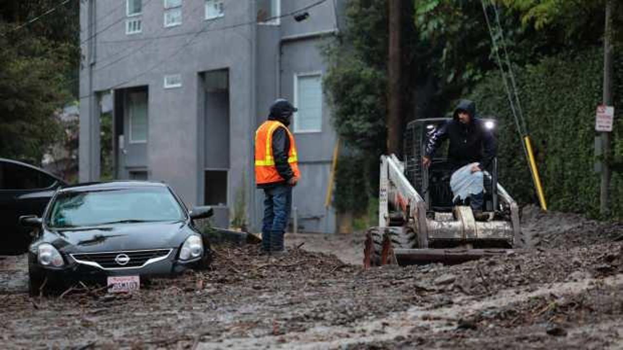 ABD&rsquo;nin California eyaletini şiddetli fırtına vurdu