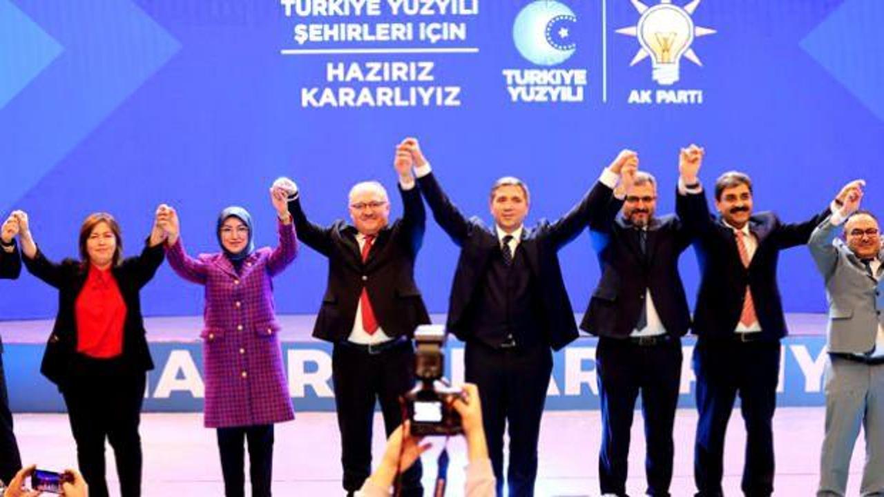 AK Parti Sivas belediye başkan adaylarını açıkladı