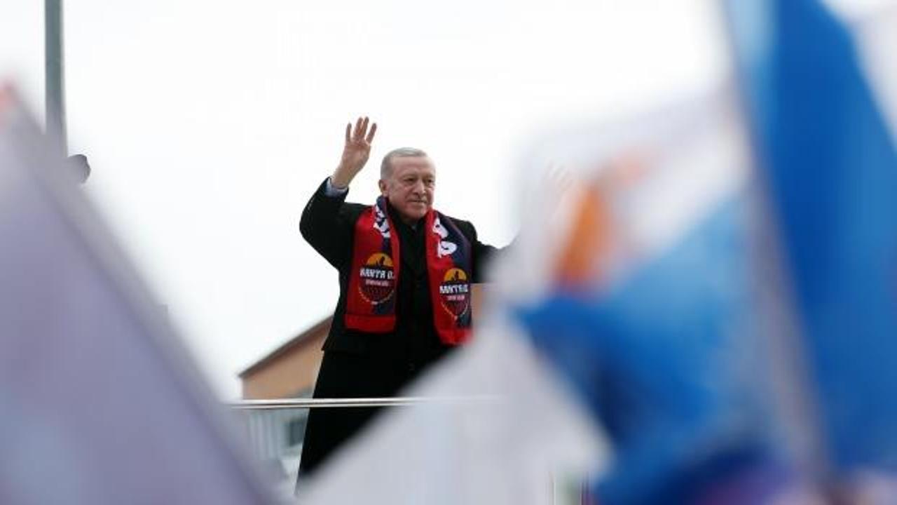 Cumhurbaşkanı Erdoğan'dan Kahta'da vatandaşlara mesaj