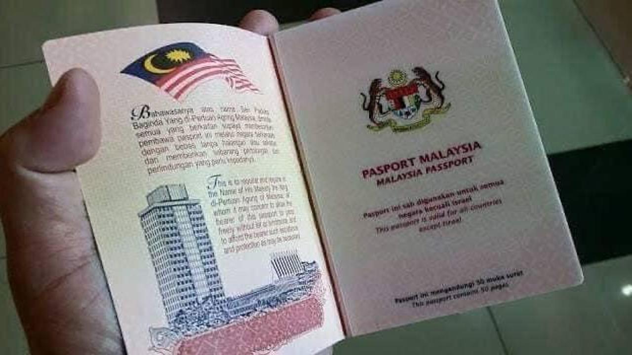 Malezya pasaportunda dikkat çeken ayrıntı: İsrail hariç...