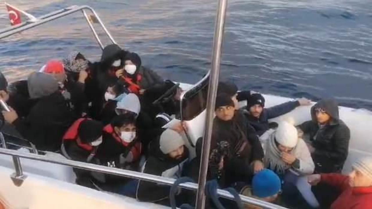 57 düzensiz göçmen yakalandı