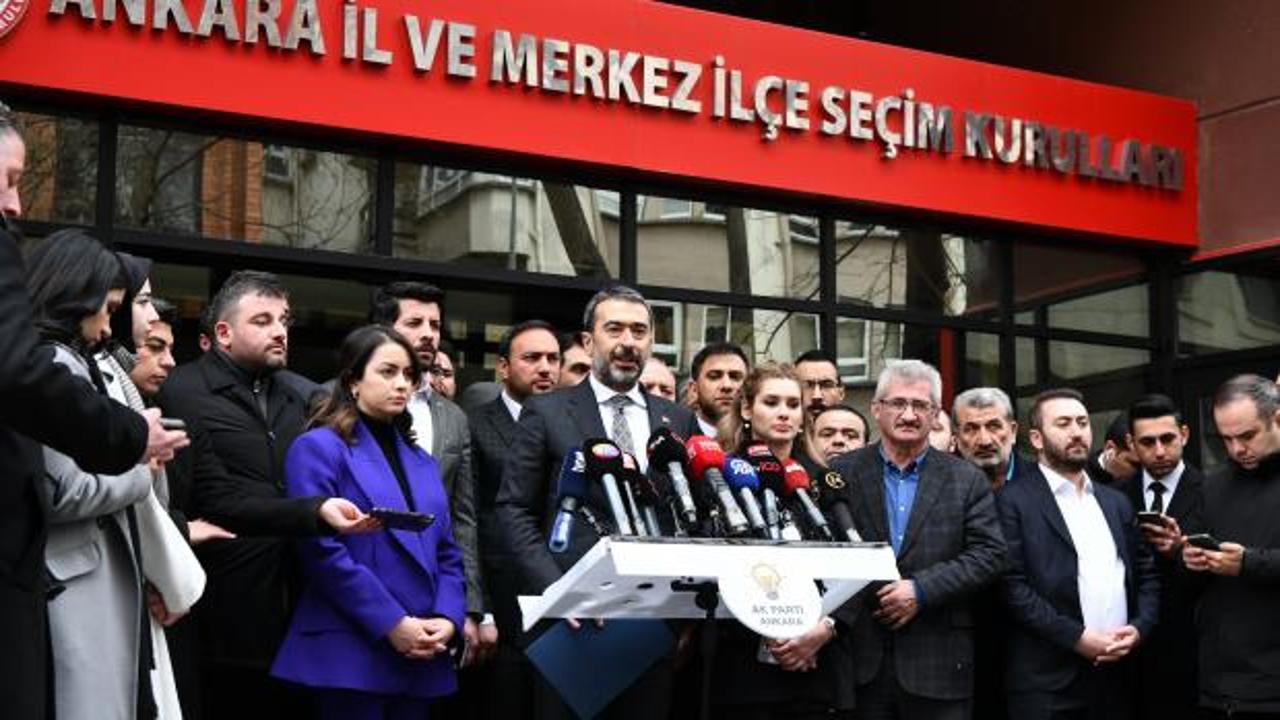 Cumhur İttifakı Ankara aday listesini il seçim kuruluna teslim etti