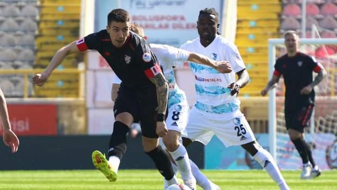 Boluspor, Erzurumspor'u tek golle yıktı