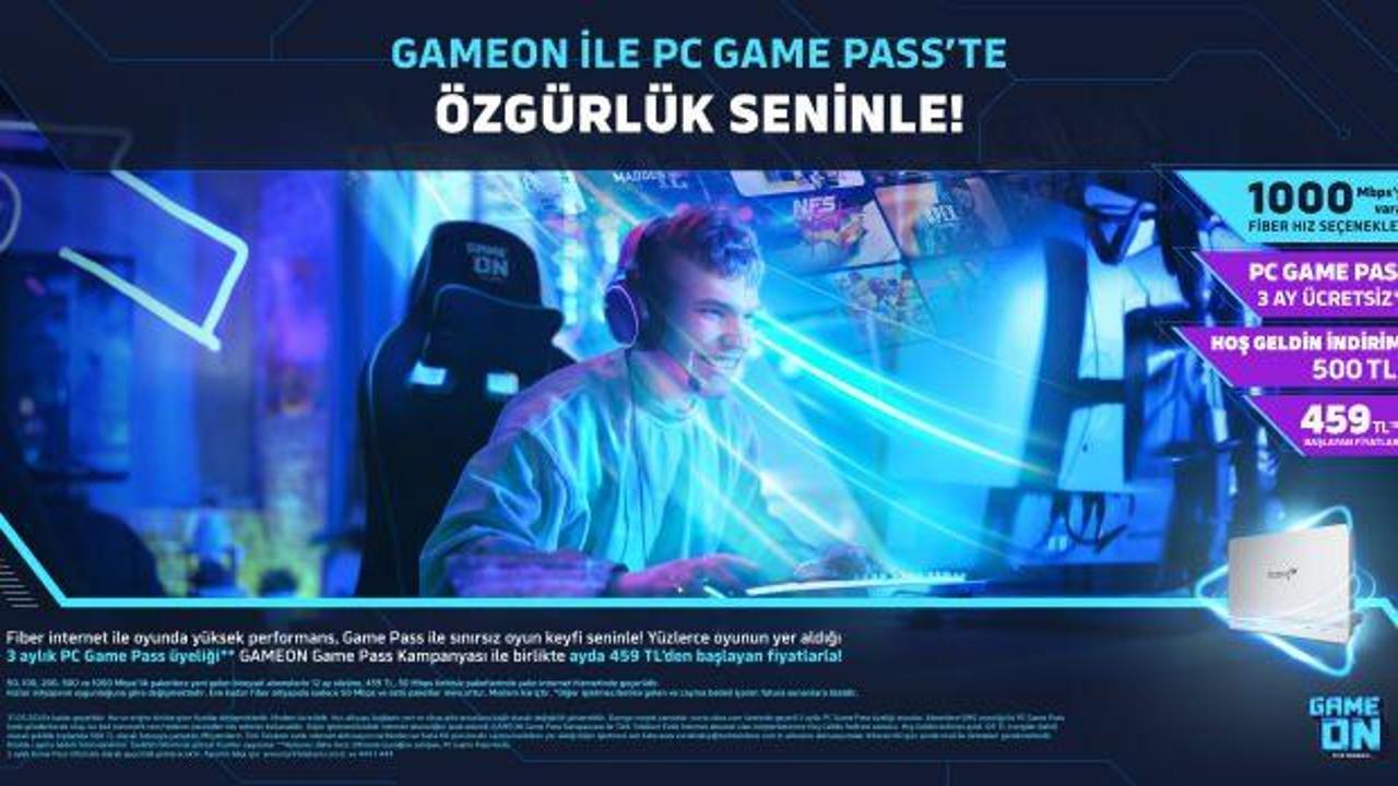 Türk Telekom GAMEON ile Game Pass’te  sınırsız oyun deneyimi!