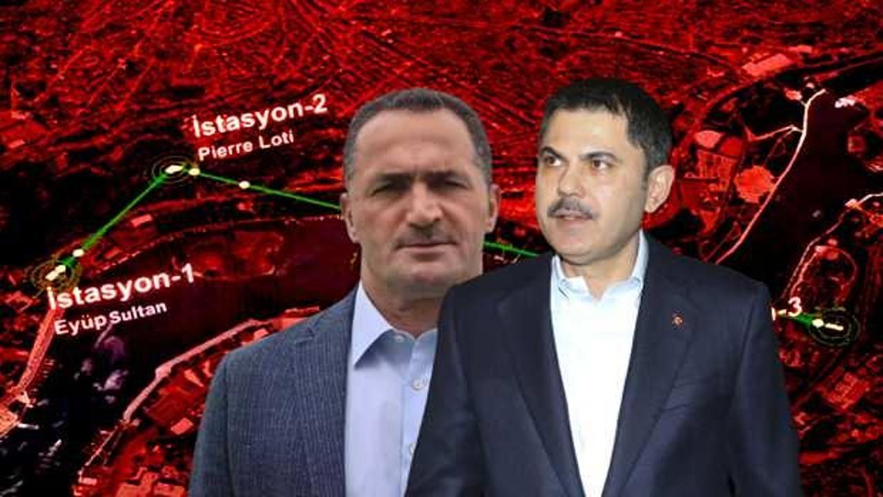 Kadir Topbaş&rsquo;ın hayalini Murat Kurum ger&ccedil;ekleştirecek... O teleferik hattı kuruluyor