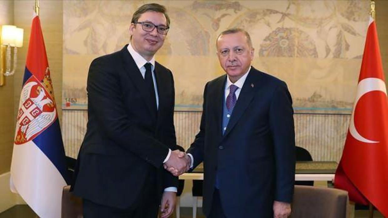 Başkan Erdoğan, Aleksandar Vucic ile görüştü