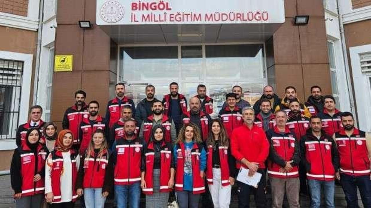 Bingöl’de MEB AKUB ekipleri 57 okulda eğitim verdi