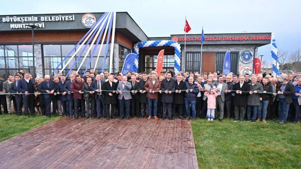 Bursa’da muhtarlara modern tesis
