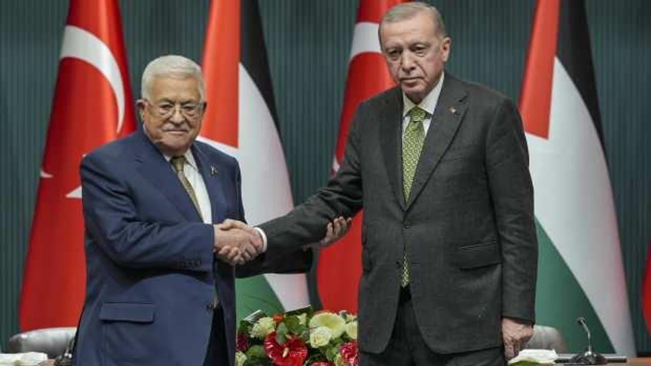 Erdoğan ve Abbas g&ouml;r&uuml;şmesi d&uuml;nya basınında