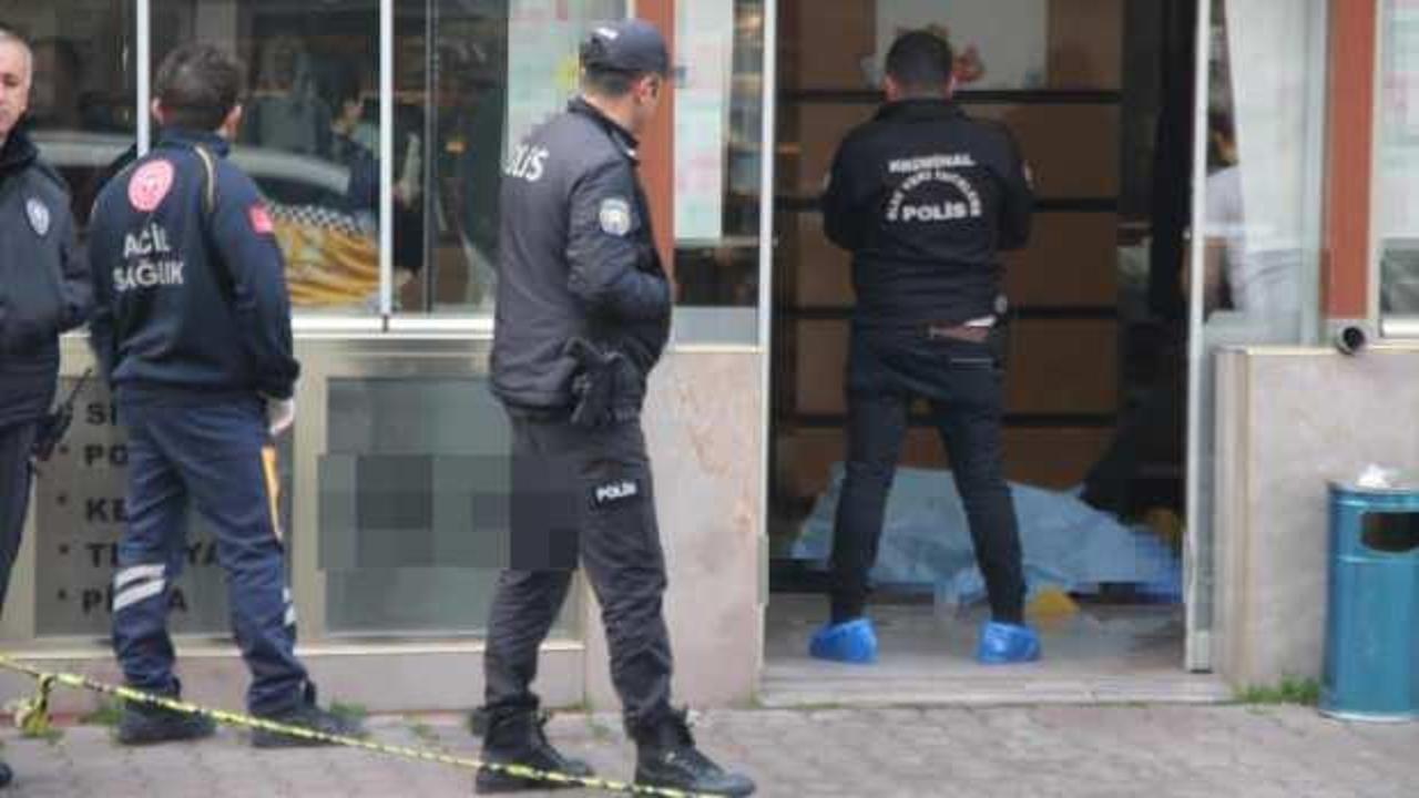 İki esnafın tartışması &ouml;l&uuml;mle bitti