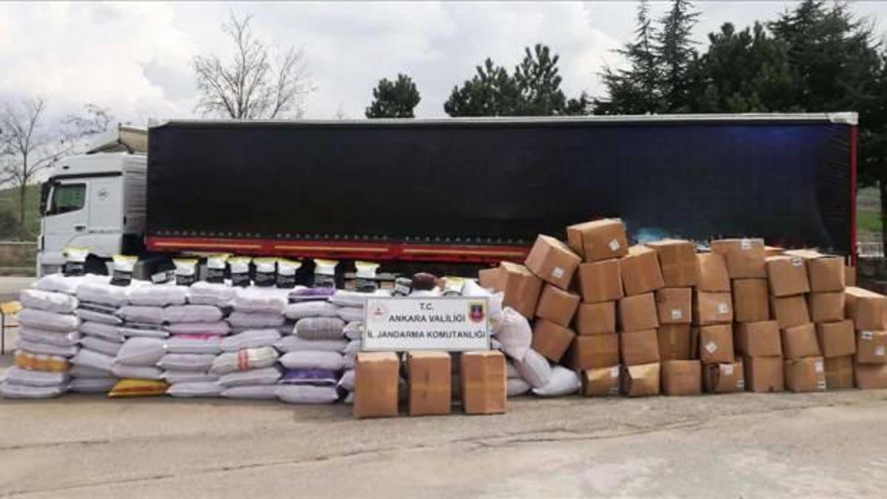 Ankara'da 10,5 ton ka&ccedil;ak t&uuml;t&uuml;n ele ge&ccedil;irildi