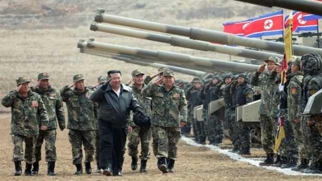 Kim Jong-un yeni tankı test etti