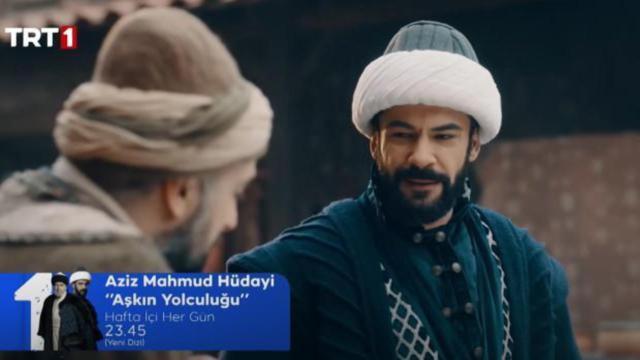 TRT1 dizisi Aziz Mahmud Hüdayi: Aşkın Yolculuğu'nda o görüntüler sosyal medyayı salladı!