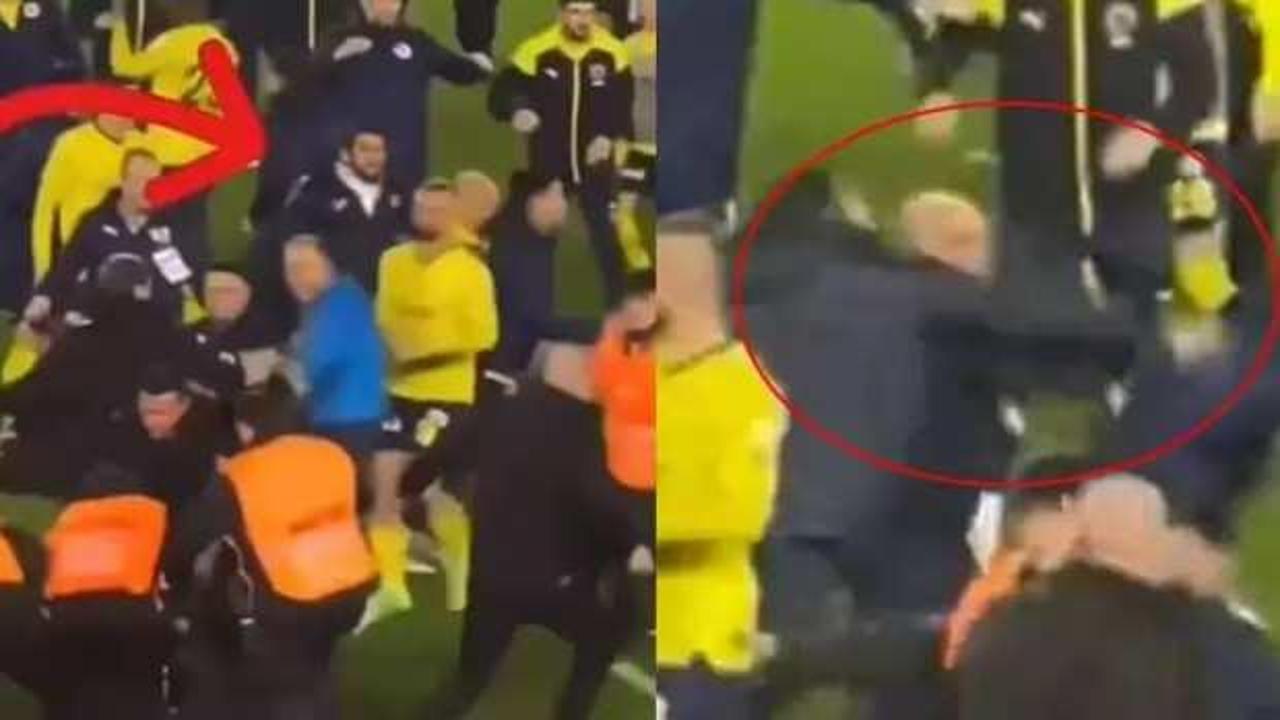 Egemen Korkmaz'dan Fenerbah&ccedil;eli futbolcuya yumruk! O anları paylaştı