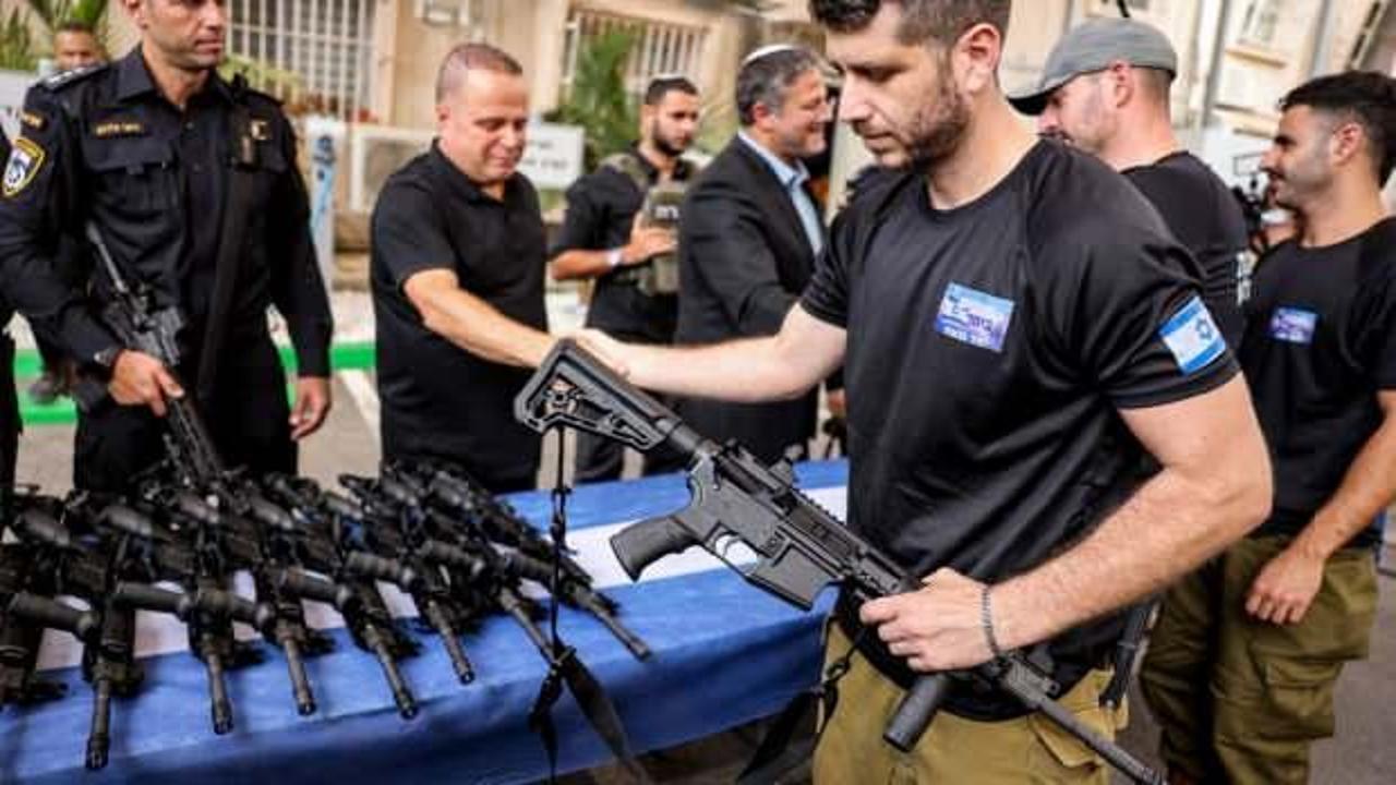 İsrail 7 Ekim'den bu yana yüz bin yeni silah ruhsatı verdi