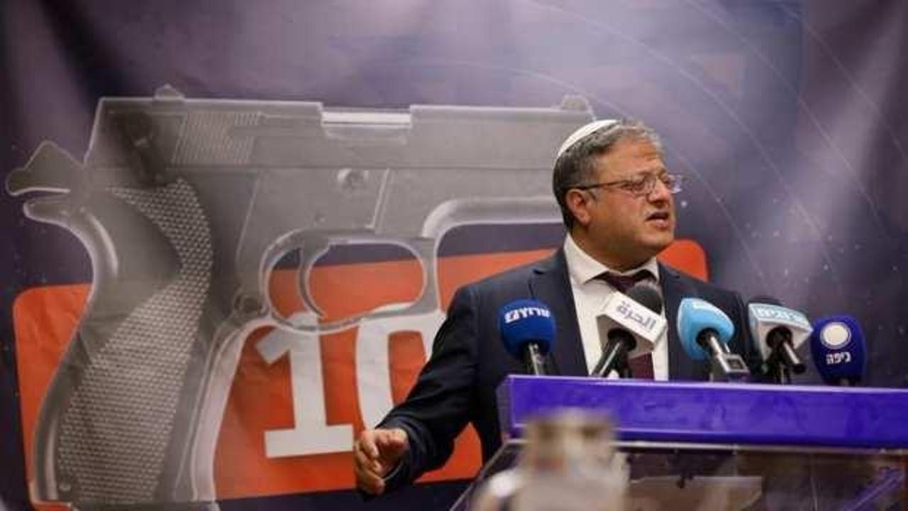 Ulusal Güvenlik Bakanı Ben-Gvir silahlandırılan İsrailli terörist sayısını açıkladı