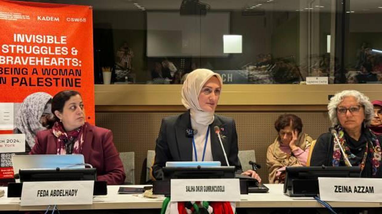 KADEM BM'de Filistinli kadınları gündeme getirdi