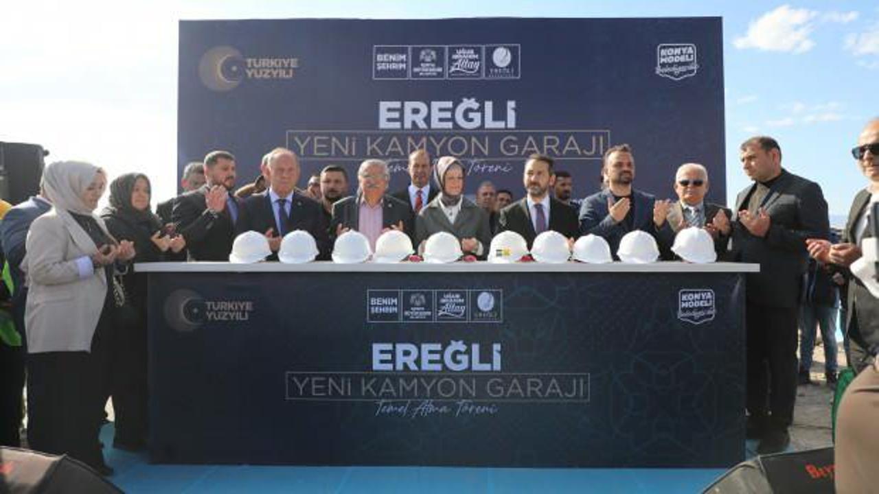 Konya B&uuml;y&uuml;kşehir Ereğli&rsquo;ye kamyon garajı kazandırıyor