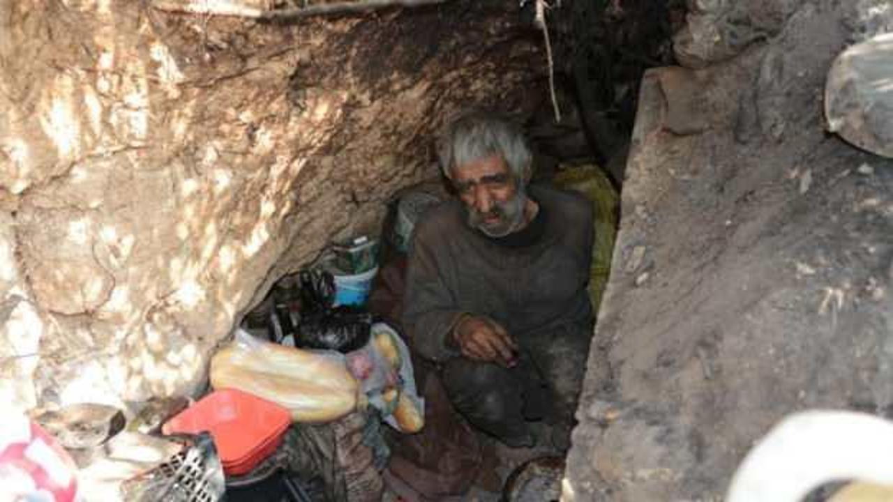 Mağarada yaşayan 'İskender Aga' hayatını kaybetti