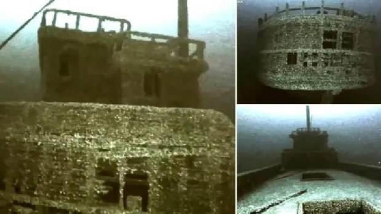 Gölün dibinde 137 yıllık gemi enkazı bulundu