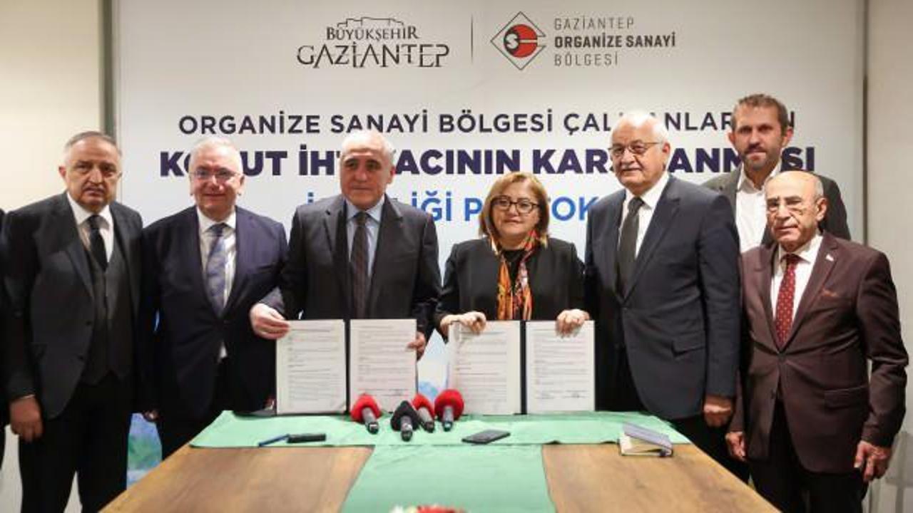 Gaziantep Büyükşehir ile OSB arasında iş birliği protokolü imzalandı