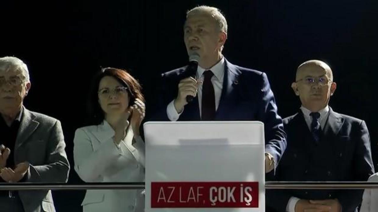 İlk sonuçlar sonrası Mansur Yavaş'tan ilk açıklama!