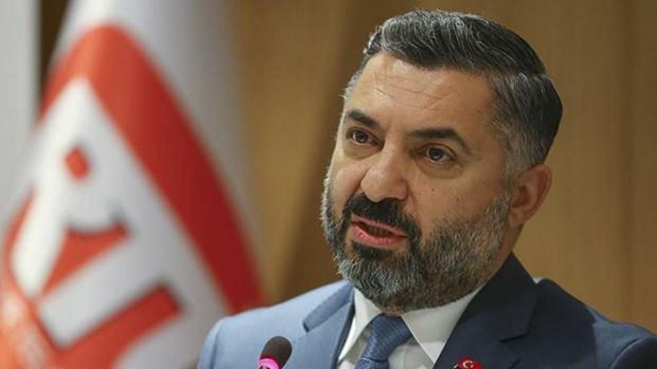 Yayın yasağı ne zaman kalkacak? RT&Uuml;K Başkanı Şahin'den a&ccedil;ıklama