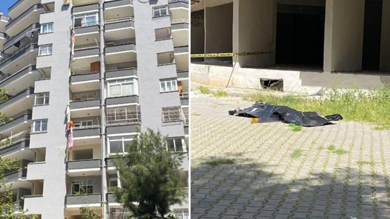 Adana'da bir alt balkona inmeye &ccedil;alışan hırsız 7. kattan yere &ccedil;akıldı