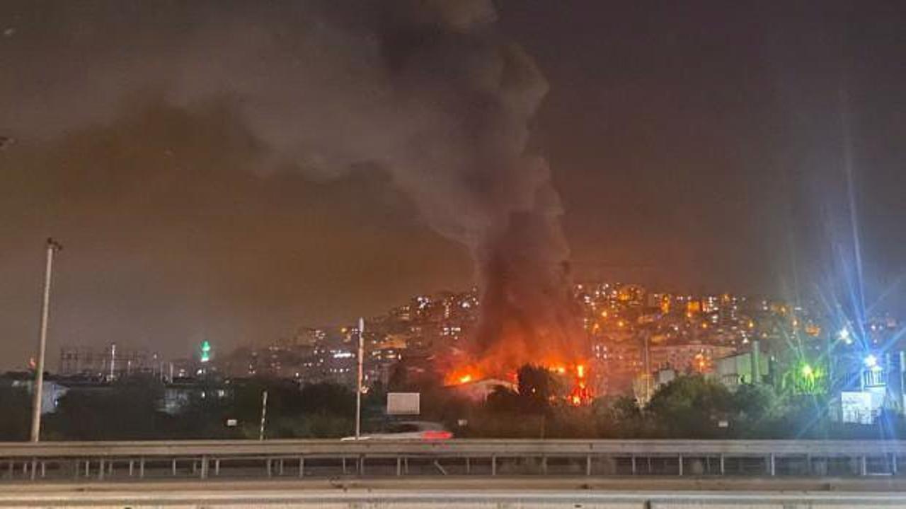 Kocaeli'de çıkan korkutan yangın 2 saatte söndürüldü