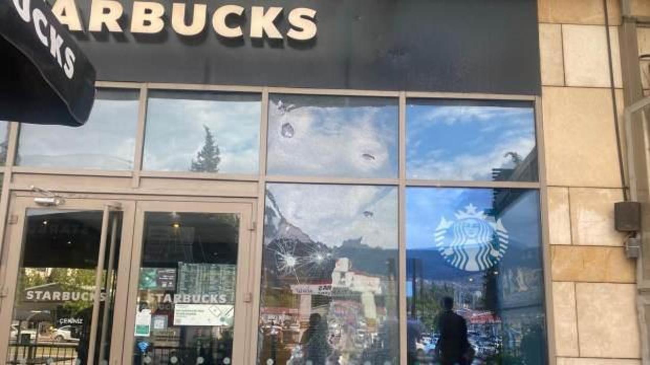 Kahramanmaraş’ta Starbucks'a taşlı silahlı saldırı: 1 yaralı